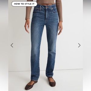 Madewell perfect vintage jeans size 28 Decatur wash